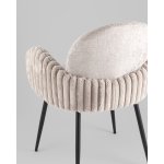 Стул обеденный Wave Stripes букле серый