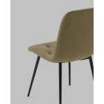 Стул Одди Diamond велюр пыльно-оливковый