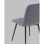 Стул Одди Diamond велюр серый