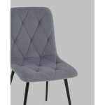 Стул Одди Diamond велюр серый