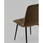 Стул Одди NEW велюр коричневый