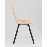 Стул Одди Original Square велюр бежевый (набор 4 шт)