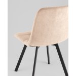 Стул Одди Original Square велюр бежевый (набор 4 шт)