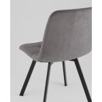 Стул Одди Original Square велюр серый (набор 4 шт)