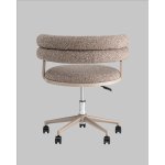 Стул офисный Ponty светло-коричневый бежевые ножки