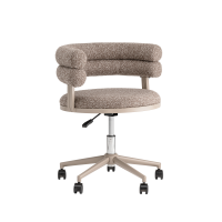 Стул офисный Ponty светло-коричневый бежевые ножки