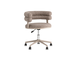 Стул офисный Ponty светло-коричневый бежевые ножки