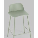 Стул полубарный Mist серо-зеленый 4 шт