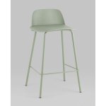 Стул полубарный Mist серо-зеленый 4 шт
