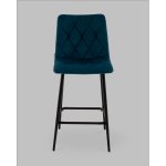 Стул полубарный Одди Diamond велюр синий