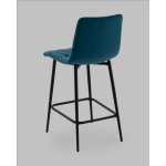 Стул полубарный Одди Diamond велюр синий