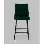 Стул полубарный Одди Diamond велюр темно-зеленый Стул полубарный Одди Diamond велюр темно-зеленый