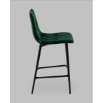 Стул полубарный Одди Diamond велюр темно-зеленый Стул полубарный Одди Diamond велюр темно-зеленый