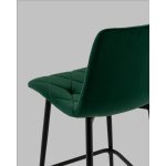 Стул полубарный Одди Diamond велюр темно-зеленый Стул полубарный Одди Diamond велюр темно-зеленый