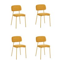 Стул Chao желтый желтые ножки 4 шт.