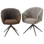 Стул ГИССЕН (GISSEN) 360 град., цвет ЛАТТЕ RIELY-111 / V885-3, ткань / ЛАТТЕ, ®DISAUR