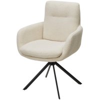 Стул DAREM Белый букле Davis now or never -03 / черный каркас, ®DISAUR