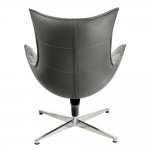 Кресло LOBSTER CHAIR серый искусственная замша, серый Кресло LOBSTER CHAIR серый искусственная замша, серый