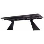 Стол ОРИГАМИ  240 AURA IVORY, керамика / Черный каркас М-City