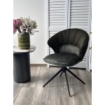 Стул ASTRA 360 град. поворот Зеленый Sonic 77 ткань / 7525-156 велюр / черный каркас, ®DISAUR