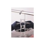 Вешалка-трансформер для одежды Гинго 5 в 1 серая