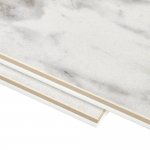 Стол Flame раскладной 116-155x80x76см, керамогранит белый мрамор, белый Стол Flame раскладной 116-155x80x76см, керамогранит белый мрамор, белый