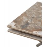 Стол ЛИБЕРТИ 140 Pandora, керамика / Латте каркас М-City