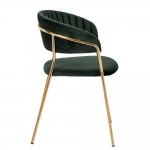 Комплект из 2-х стульев Turin зеленый, золотые ножки