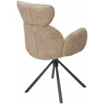 Стул VARDY 360 град.поворот. бежевый букле XD841-06 / Серый, ®DISAUR