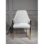 Стул обеденный Бергамо MC884-BG-2, 62х58х91 см, бежевый/глянцевое золото