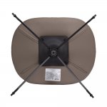 Оттоманка BLISS серый, экокожа, шенилл