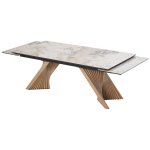 Стол МАНХЭТТЕН 200 PANDORA, керамика / Дуб Галифакс М-City