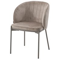 Стул DIANA VBP-207 античный бежевый, велюр / латте каркас М-City