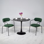 Стол Tulip диам. 90см, черный Стол Tulip диам. 90см, черный
