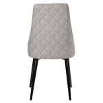 Стул Dave латте с жаккардом