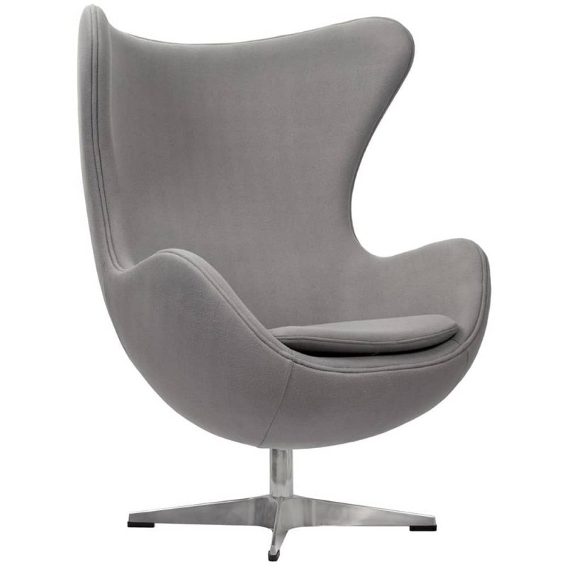 Кресло EGG CHAIR светло-серый кашемир Кресло EGG CHAIR светло-серый кашемир