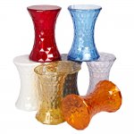 Стул-пуф Stone прозрачный янтарный