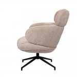 Кресло KING кремовый, шенилл