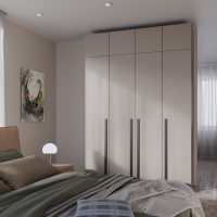 Антресоль  Бостон 1600*400*520 (Бежевый / Глиняно серый)