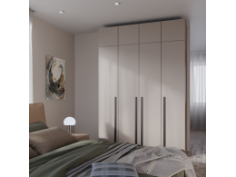 Антресоль  Бостон 1600*400*520 (Бежевый / Глиняно серый)