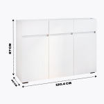 Комод МИКА 3 ящ 1204х870х400 белый