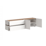 Тумба ТВ "Аркон" белый / дуб вотан