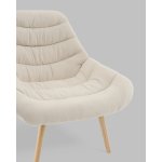 Кресло Олби Страйпс белый