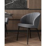 Стул Lastura велюр серый