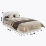 Кровать Мальм 1200 (Белый)