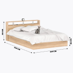 Кровать "Арина" 1200 (Сонома)