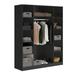 Шкаф Бостон 1600*2200*500 (Графит)