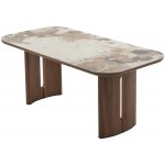 Стол BARK 180 цвет CA035, керамика / Орех, ®DISAUR