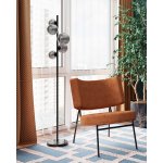 Кресло District Lounge букле терракотовый