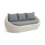 "Барселона" диван из искусственного ротанга трехместный, цвет бежевый "Барселона" диван из искусственного ротанга трехместный, цвет бежевый